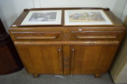 EARLY 20TH CENTURY OAK SIDEBOARD, 120CM WIDE