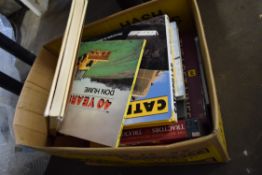 ONE BOX MIXED BOOKS TO INCLUDE TRACTOR AND PLANT MACHINERY INTEREST