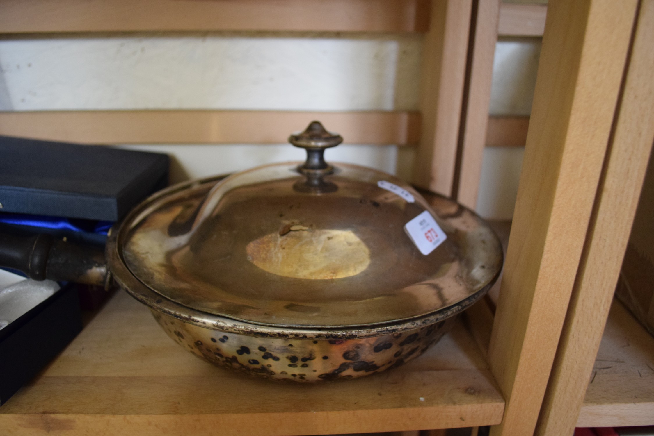 SILVER PLATED SERVING DISH