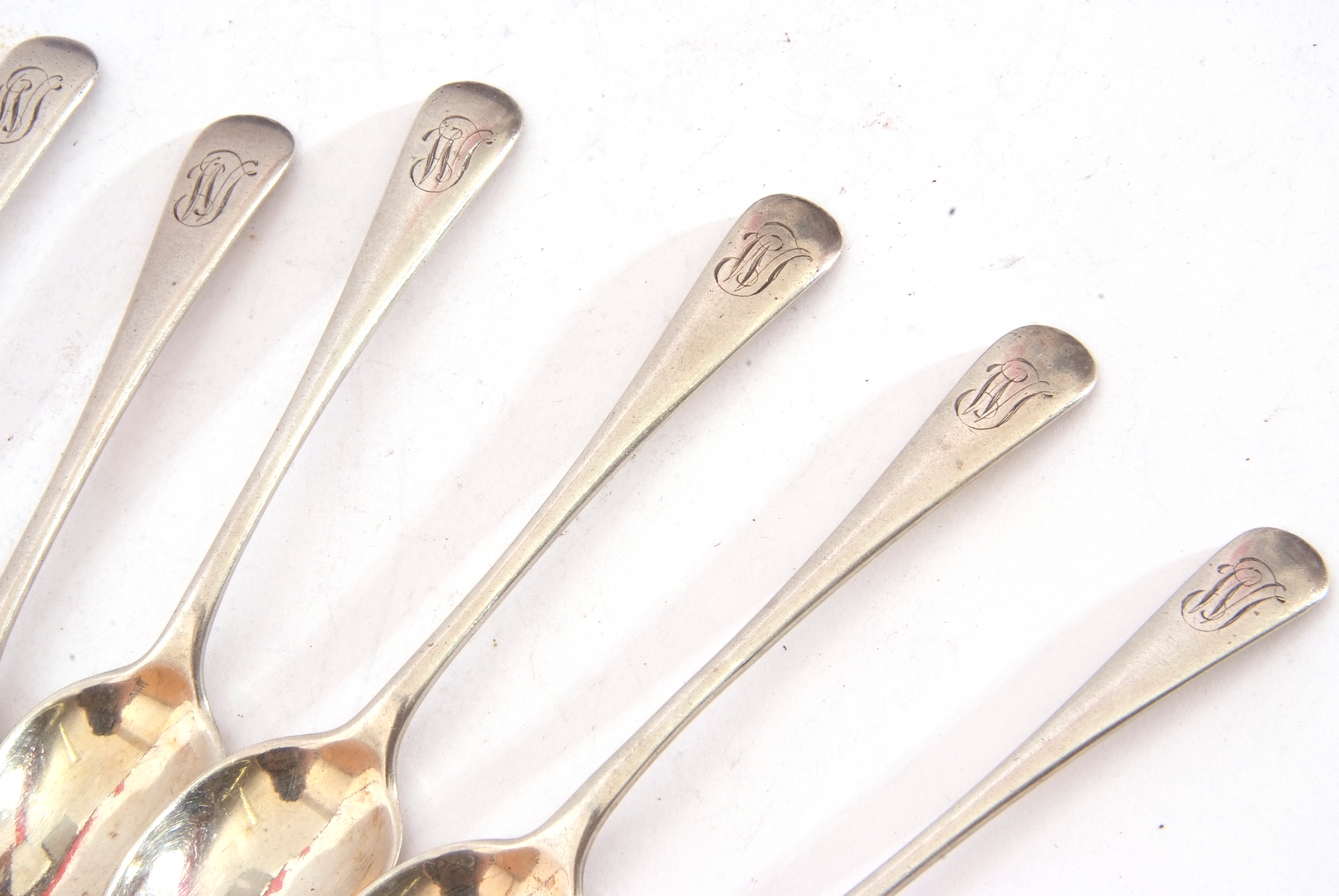 Set of eleven George V silver coffee spoons, Sheffield 1922, total wt approx 115gms - Image 4 of 5