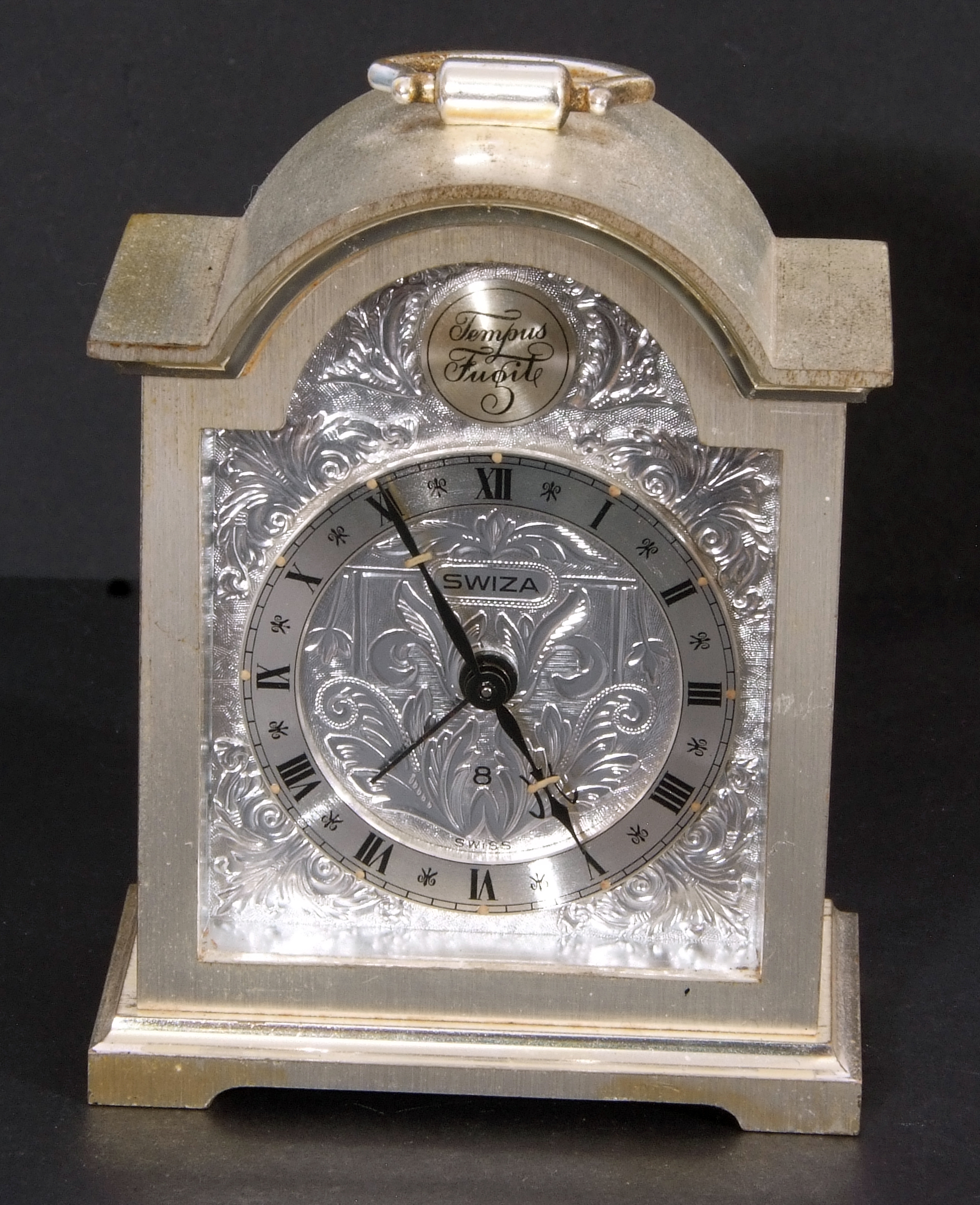Mixed Lot: Thomas Braithwaite of London brass cased carriage clock timepiece, Roman numerals, - Image 13 of 14