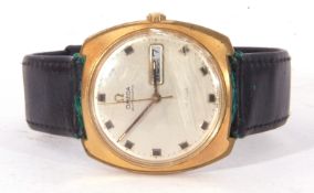 Gents third quarter of 20th century Omega Automatic de Ville wrist watch with black and luminous