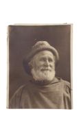 Olive Edis Galsworthy (British, 1876-1955), Photographer, Portrait of 'Old Charlie Grice'. Sepia-