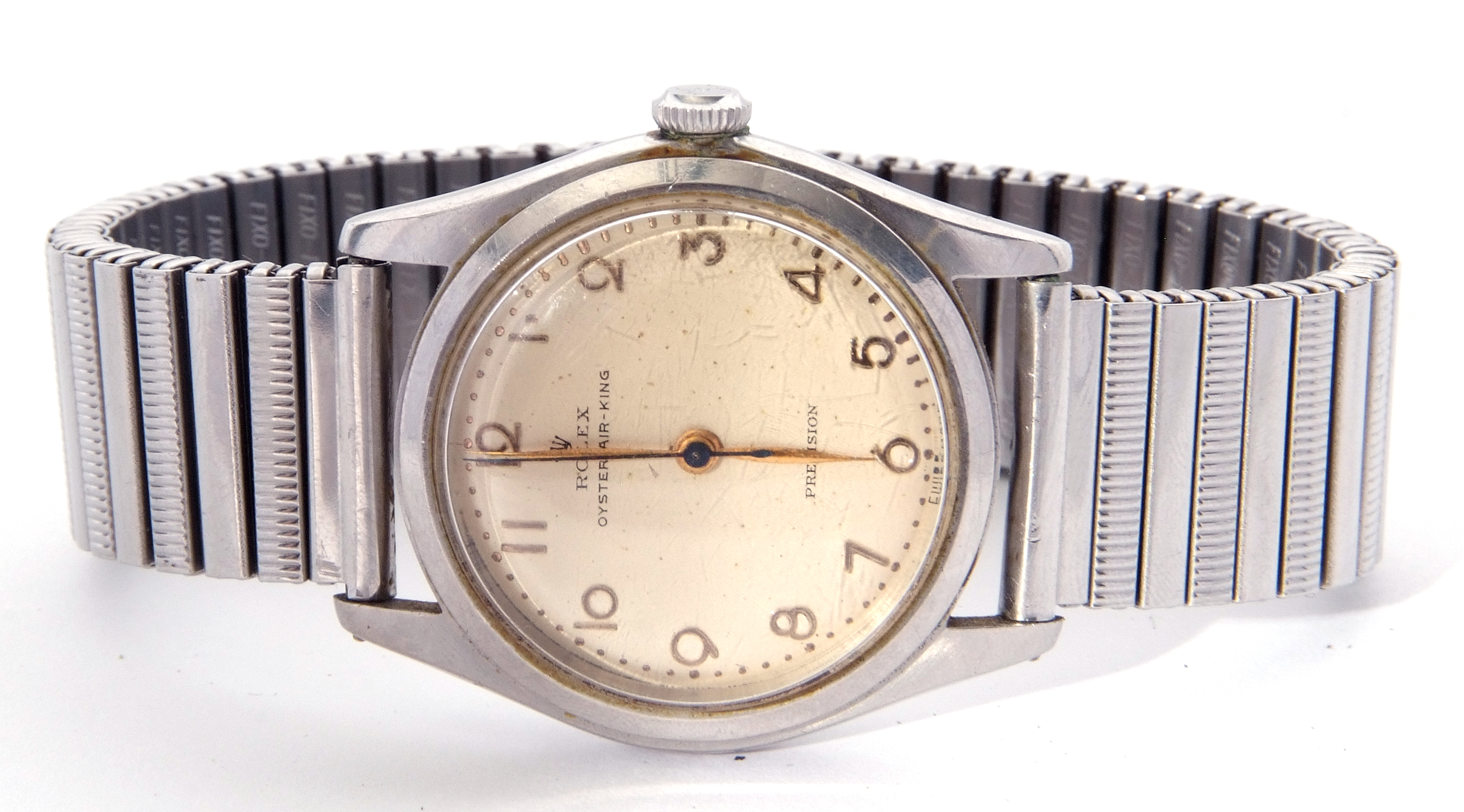 Third quarter of 20th century gents Rolex Oyster Air-King perpetual wrist watch with stainless steel - Image 3 of 7