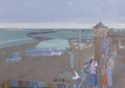 David Field (British, b.1937), 'Ramsgate Harbour'. Oil on canvas, signed, 2002. 76 x