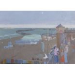 David Field (British, b.1937), 'Ramsgate Harbour'. Oil on canvas, signed, 2002. 76 x
