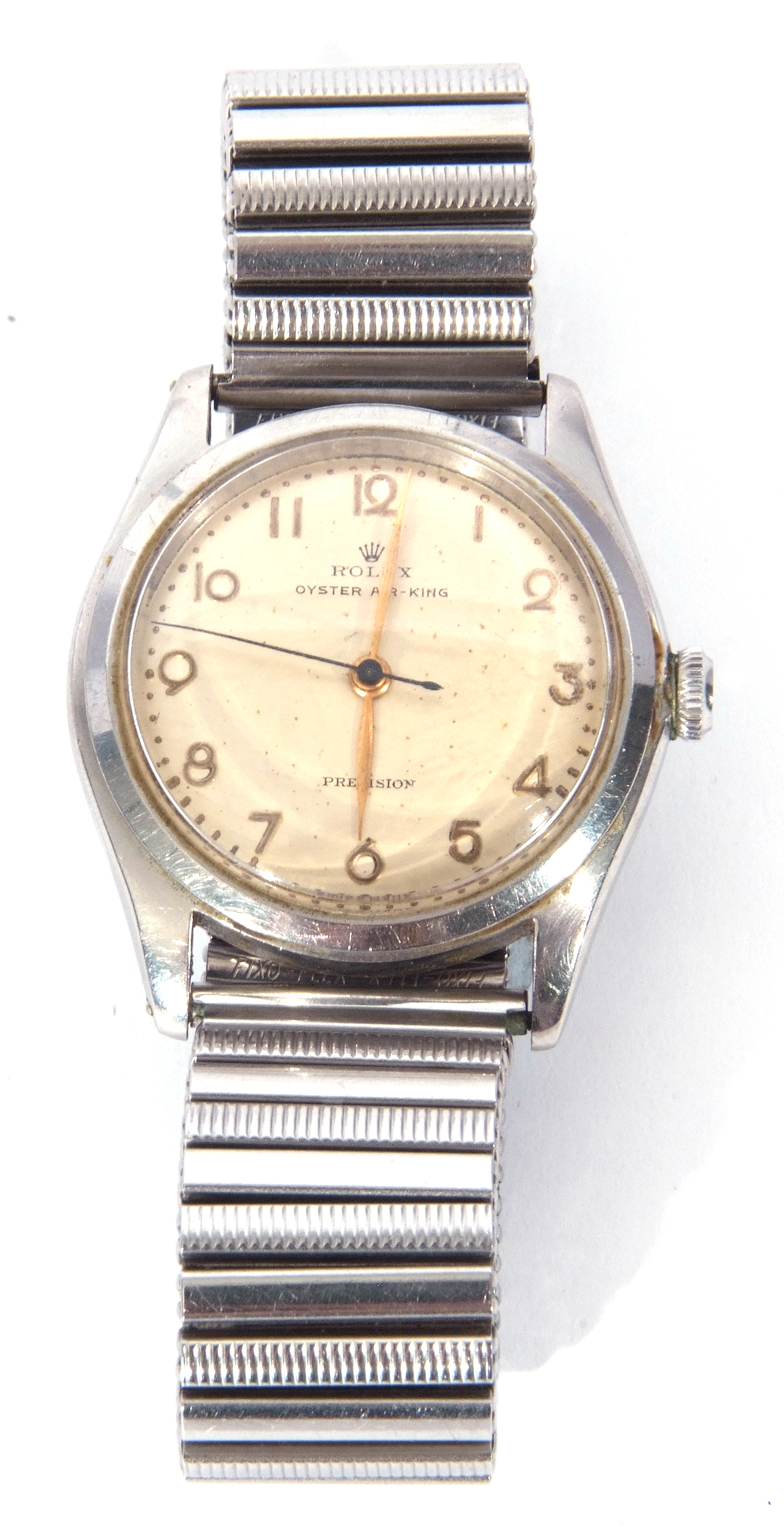 Third quarter of 20th century gents Rolex Oyster Air-King perpetual wrist watch with stainless steel - Image 7 of 7