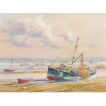 Kenneth Grant (British b.1934), 'Reminder' at Leigh-on-Sea. Oil on canvas, signed, ªProvenance: