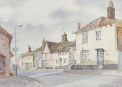 George W. Miller (British, 1919-1990) 'Aldeburgh'. Watercolour on paper, signed 1978. 38 x 44cm