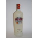 1ltr bottle of Archers Peach Schnapps