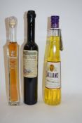 Mixed Lot: 500ml bottle Galliano (30% vol), 37.5cl bottle of Quercy Noix (16% vol), 200ml bottle