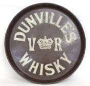 Dunvilles Whisky serving tray, Richard Patterson & Co Belfast