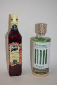 1 bt Fruiss Grenadine Syrup t/w 1 bt MeMento Green Spirit (2)