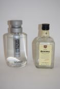 One bottle Heavy Water vodka, 70cl, 40% vol, together with one bottle of Bokma Graanjenever, 50cl,