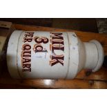 REPRODUCTION PART MILK CHURN