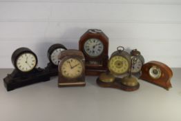 COLLECTION OF MANTEL CLOCKS, 19TH AND 20TH CENTURY