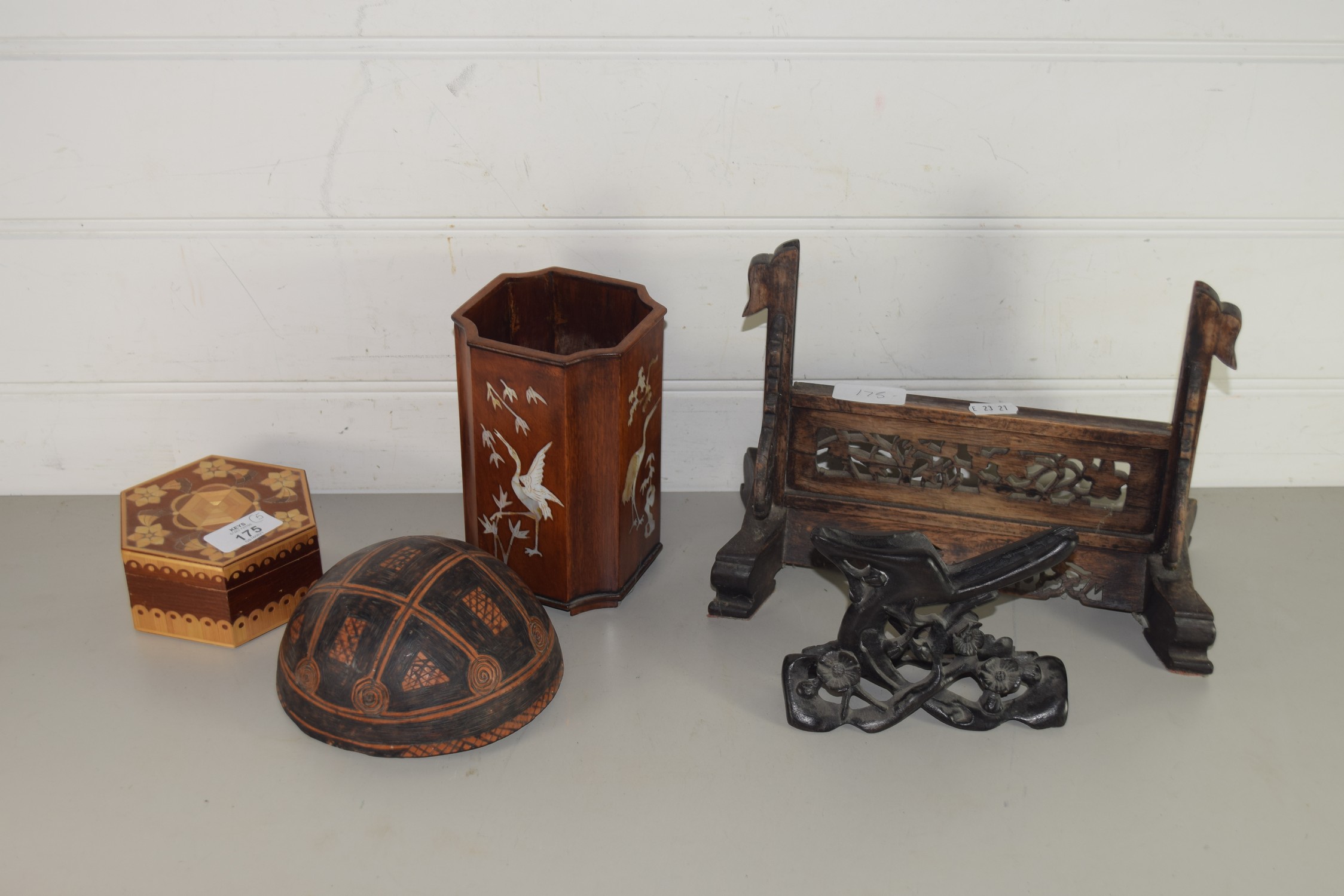 WOODEN CARVED ITEMS