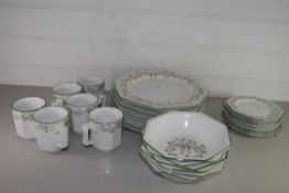 COLLECTION OF CHINA DINNER WARES AND TEA WARES BY JOHNSON BROS