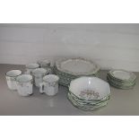 COLLECTION OF CHINA DINNER WARES AND TEA WARES BY JOHNSON BROS