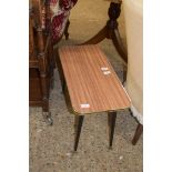RETRO MELAMINE TOPPED OCCASIONAL TABLE, 60CM WIDE