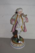 LATE 19TH CENTURY FRENCH BISQUE PORCELAIN FIGURE