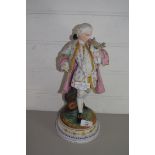 LATE 19TH CENTURY FRENCH BISQUE PORCELAIN FIGURE