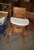 MODERN HARDWOOD HIGH CHAIR