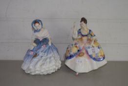 TWO DOULTON FIGURES OF ALICE AND CHRISTINE