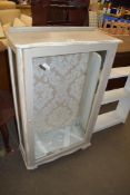 SHABBY CHIC PAINTED DISPLAY CABINET, 60CM WIDE