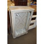 SHABBY CHIC PAINTED DISPLAY CABINET, 60CM WIDE