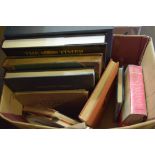 BOX OF MIXED BOOKS TO INCLUDE ATLASES