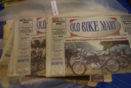 QTY OF OLD BIKE MART NEWSPAPERS