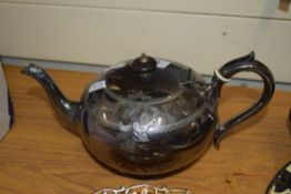 SILVER PLATED TEA POT