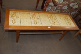 RETRO TILE TOP COFFEE TABLE, 107CM WIDE