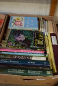 BOX OF GARDENING BOOKS