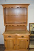 MODERN LIGHT OAK DRESSER CABINET, 98CM WIDE