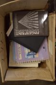 BOX OF VARIOUS VINTAGE COMPUTER INSTRUCTION BOOKS TO INCLUDE DAVID ATHERTON MASTER OPERATING SYSTEM,