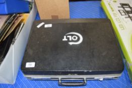 CASE CONTAINING MIXED BLACK AND WHITE PHOTOGRAPHS, VINTAGE EXERCISE BOOKS ETC