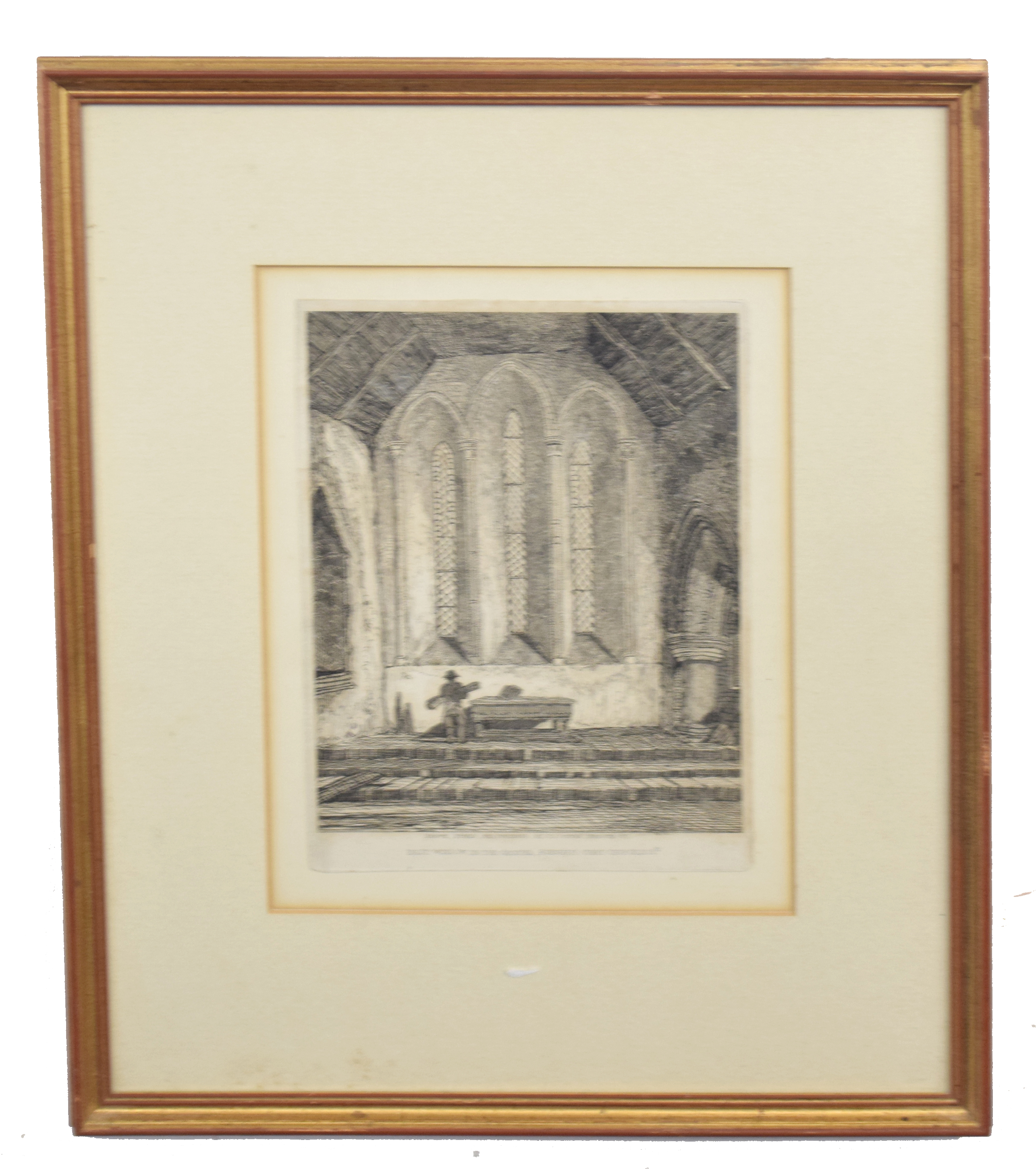 John Sell Cotman (British, 19th century), Ecclesiastical interest, three individual etchings