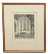 John Sell Cotman (British, 19th century), Ecclesiastical interest, three individual etchings