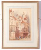 Arthur Harris (ex 1891-1897), Watercolour, continental Town Scene, sig & dated 1894, 33 x 23cm