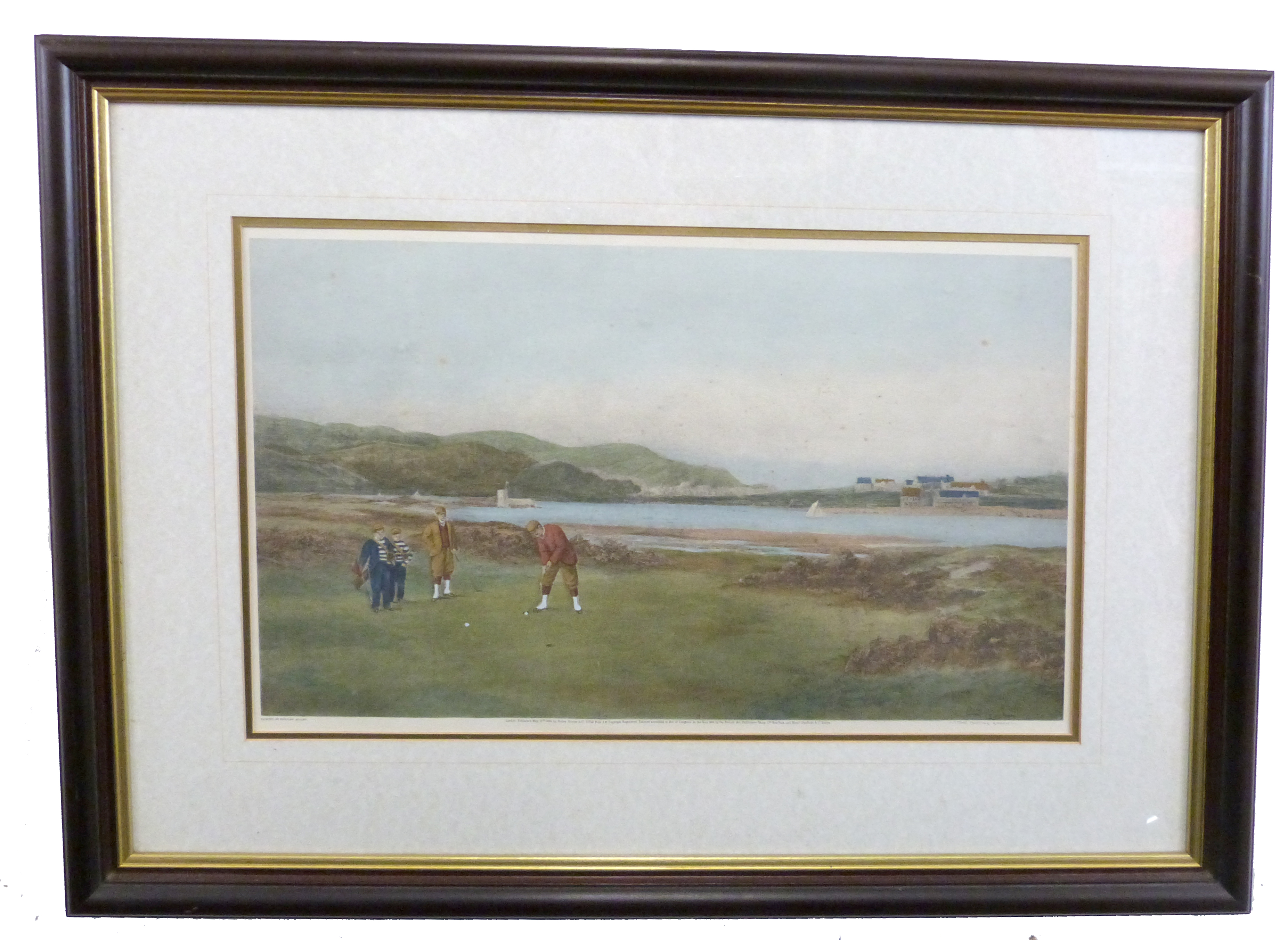 After Douglas Adams, three coloured prints of golfing interest "A difficult bunker", "The putting - Image 2 of 3
