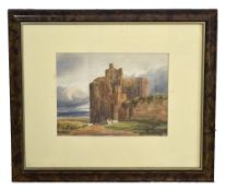 Bernard Walsh (British, 20th century), Ruins of Kenilworth Castle, watercolour on paper, signed,