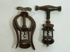 Quantity of corkscrews including one by James Healey & Sons