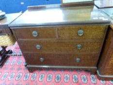 A Waring & Gillow chest of two short over two long drawers, width approx 92cm