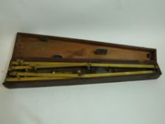 Brass pantograph in original wooden case