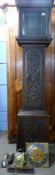 B Smith, Alfreton (Derbyshire), 18th century 8-day longcase clock with square brass 12 inch dial