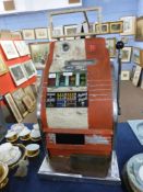 Diamond three-star one armed bandit fruit machine (sold for restoration), 81cm high