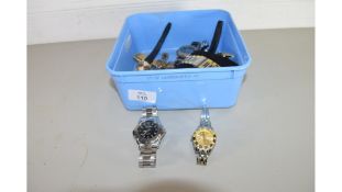 BOX VARIOUS LADIES AND GENTS WRIST WATCHES