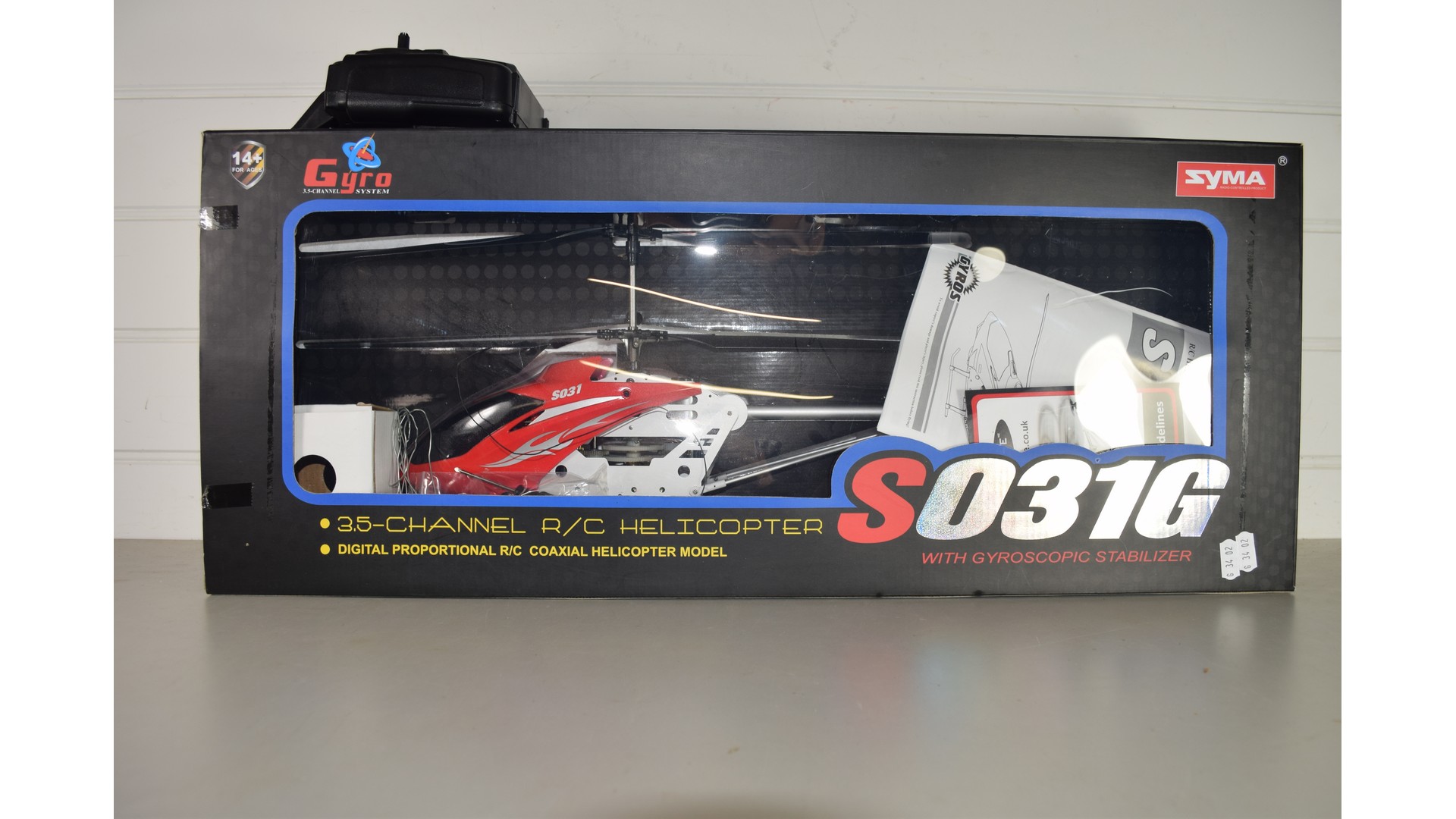 SO31G GYRO RADIO CONTROLLED HELICOPTER